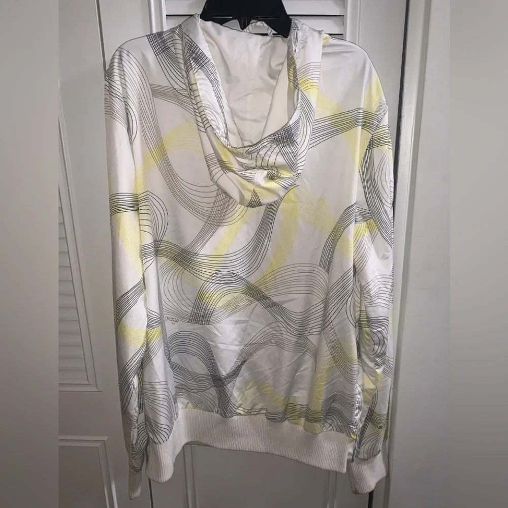 Orage Hooded Windbreaker Graphic Print, Size XL-A193